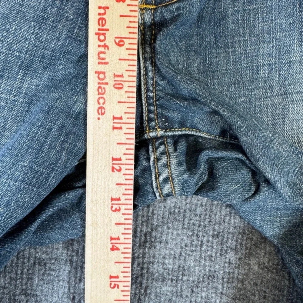 Banana Republic Utility Jeans Mens 35x30 Medium Wash Blue Cotton Button Fly
